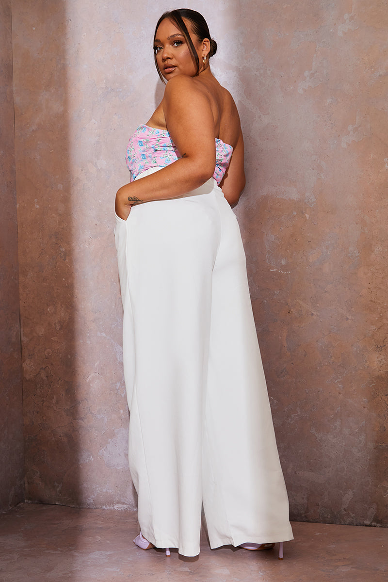 Tailored Wide Leg Trousers