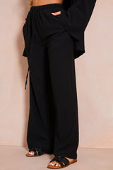 Textured Wide Leg Beach Co-Ord Trouser