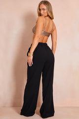 Textured Wide Leg Beach Co-Ord Trouser