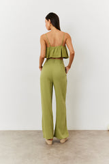 Linen Crop Top