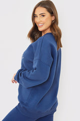 Oversized Embroidered Sweatshirt