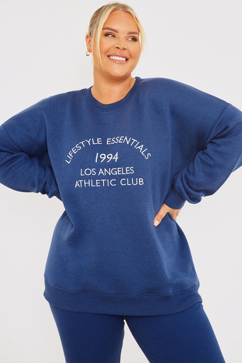 Oversized Embroidered Sweatshirt