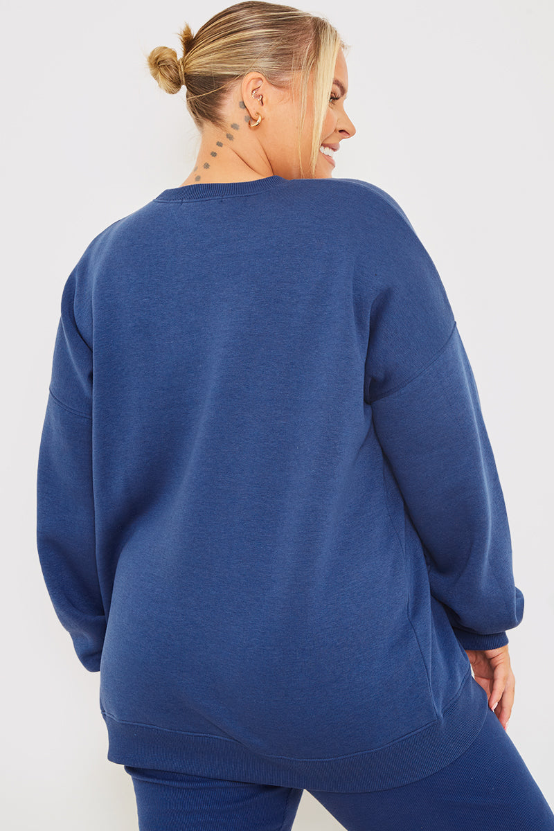 Oversized Embroidered Sweatshirt