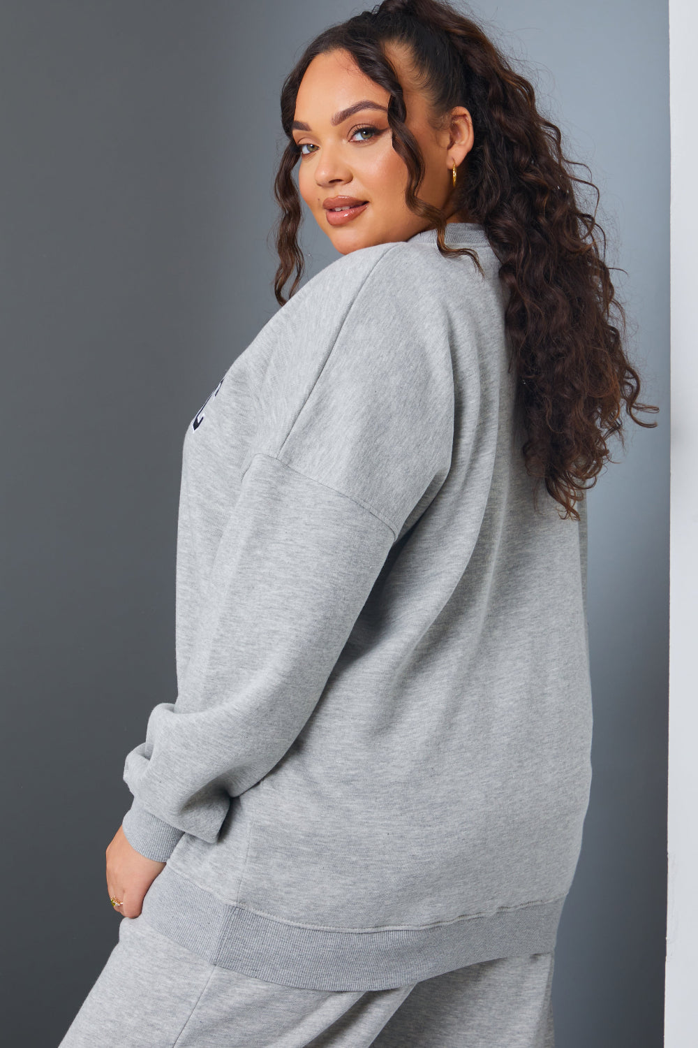 Athletic' Slogan Sweater